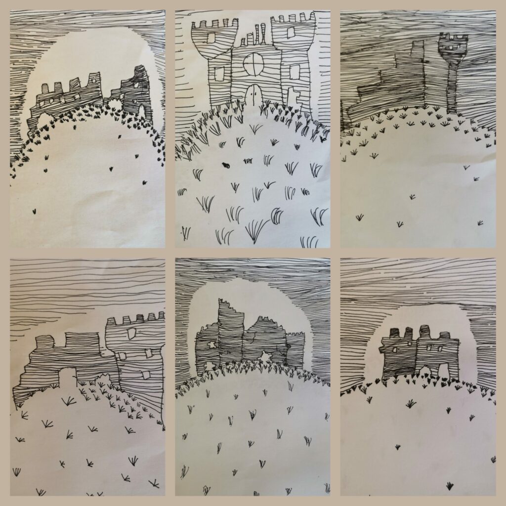 Burgen zeichnen